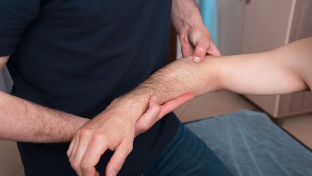 querfriktion tennisarm